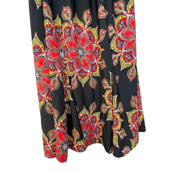 Karen Sport Maxi Boho Skirt, 1X Multicolor - Picture 2 of 8